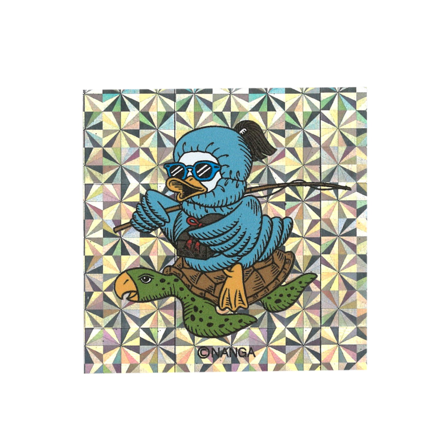 NANGA HOLOGRAPHIC GAAACY SQUARE STICKER