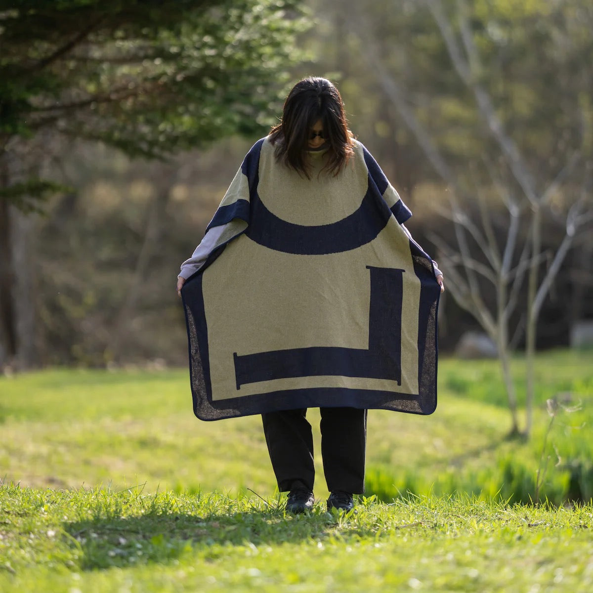 LOG ポンチョブランケット