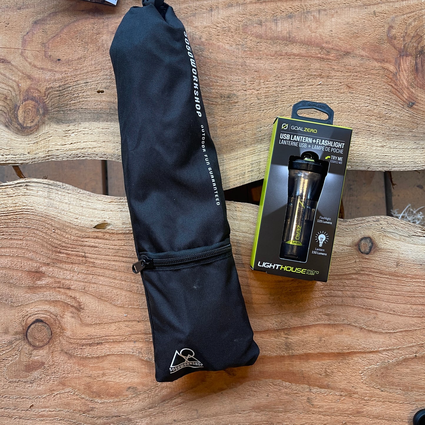 GOALZERO LIGHT HOUSE micro FLASH & 2way stand set