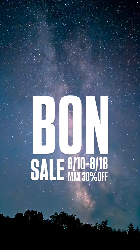 -BON- お盆SALEのお知らせ