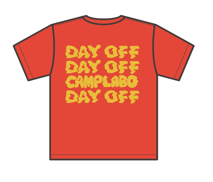 DAY OFF TEE KIDS　レッド