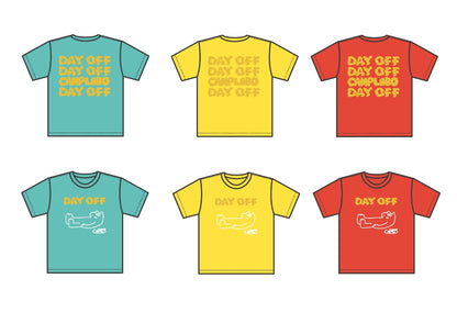 DAY OFF TEE KIDS　ブルー