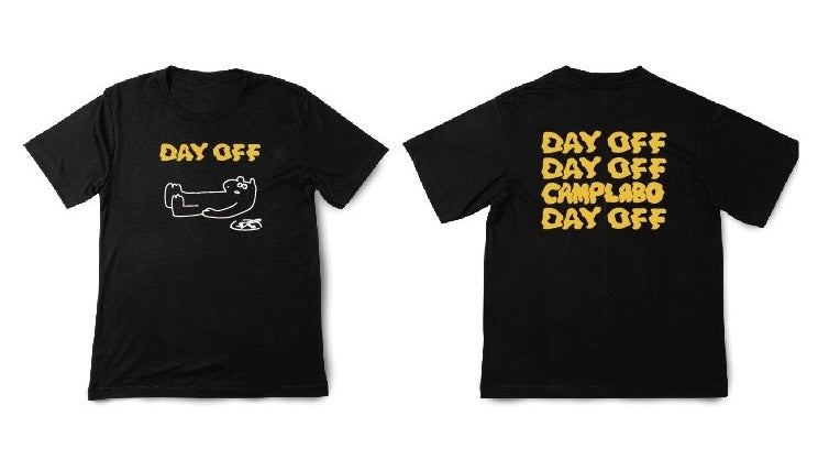 CAMPLABO DAYOFF TEE ブラック