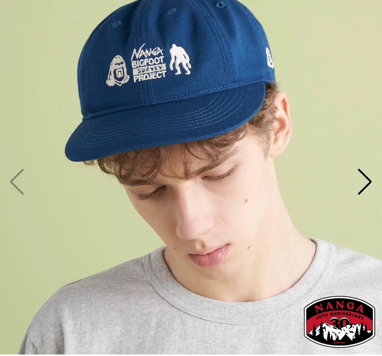 NANGA×TACOMA FUJI RECORDS BIGFOOT SURVEY PROJECT LOGO CAP