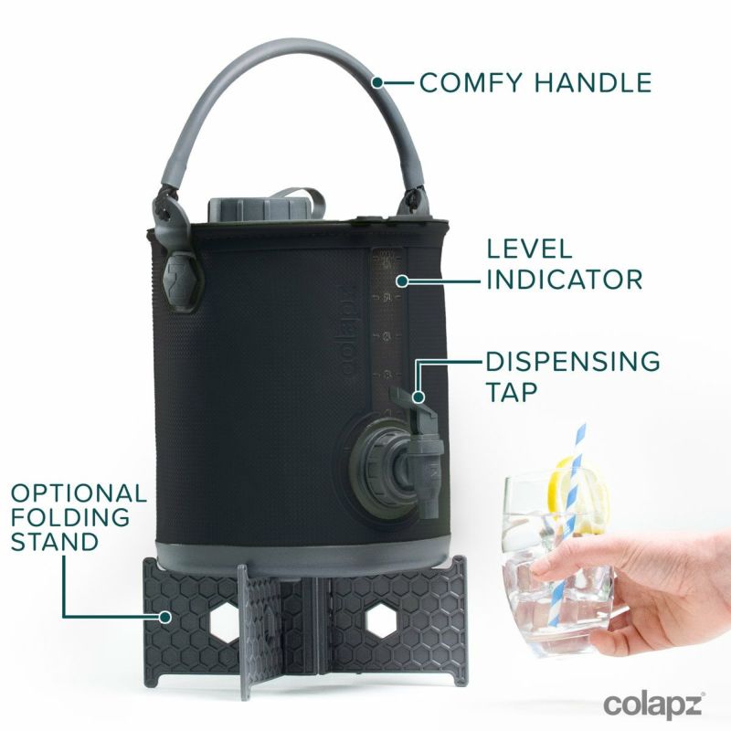 COLAPZ コラプズ 2in1 Water Carrier&Bucket 折り畳み ジャグ キャリアー